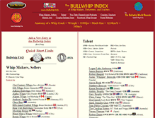 Tablet Screenshot of bullwhip.info