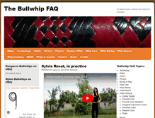 Tablet Screenshot of bullwhip.org